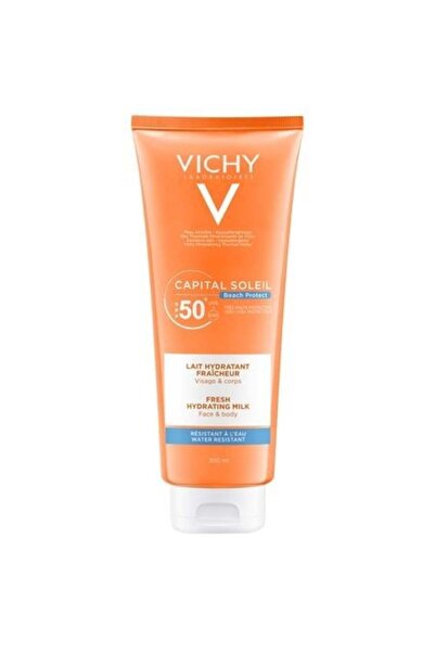 Vichy Moisturizing milk for sun protection for face and body SPF 50 Capital Soleil Body milk, 300 ml