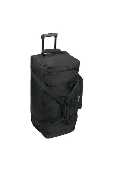 OEM Travel Trolley Bag, Black, Wheels, Adjustable Strap, 87 Liters