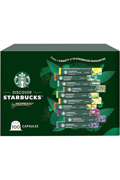 Starbucks مجموعة متنوعة من 10 نكهات من كبسولات قهوة نسبرسو (عبوة من 10 كبسولا...