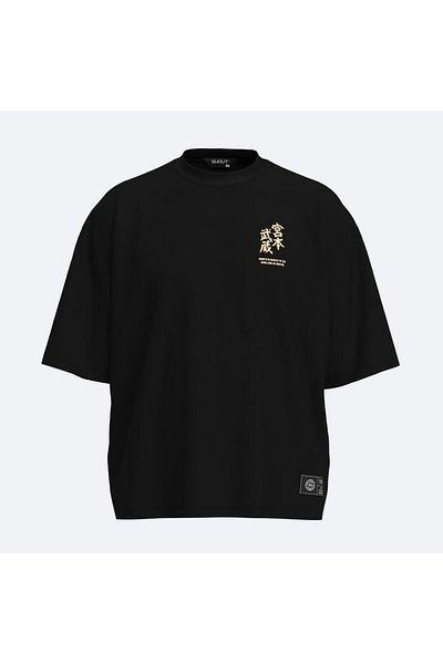 Shout Oversize Musashi Tiger Unisex Boxy Fit T-Shirt