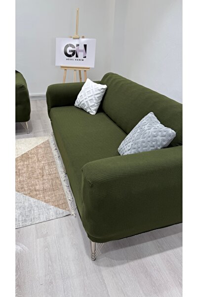 GüzelHanem Koltuk Kılıfı Koltuk Örtüsü 3kişilik Koltuk Için Likrali Yüksek Ka...