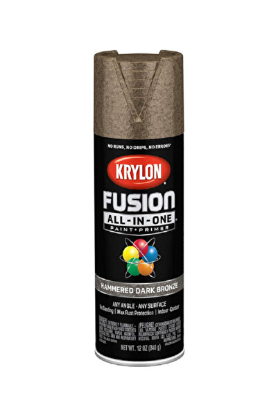 Krylon طلاء بخاخ مقاوم للصدأ متعدد الاستخدامات، برونزي داكن مطروق، 12 أونصة