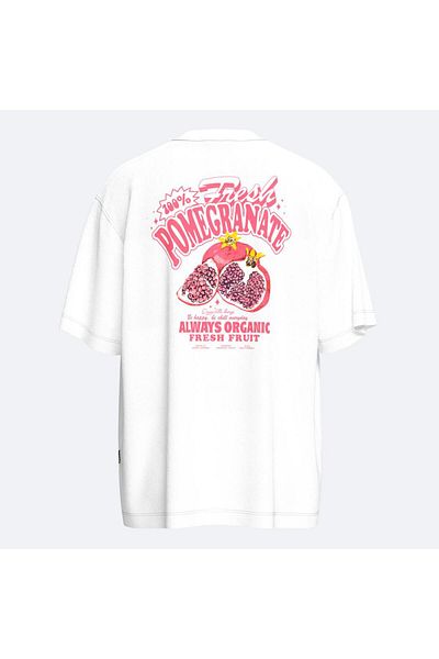 Shout Μπλουζάκι Unisex Oversize Fresh Ρόδι