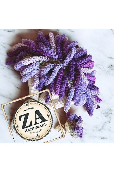 ZAHandmade Lavender Shawl Bouquet