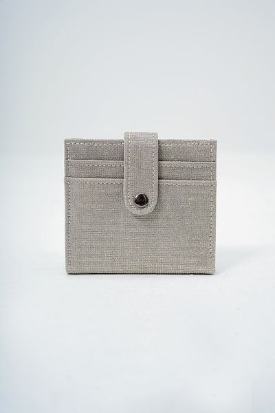 VAGGON Women's Gold Paper Money Compartment Snap Closure Stylish Glittery Wallet Card Holder Prmx14084