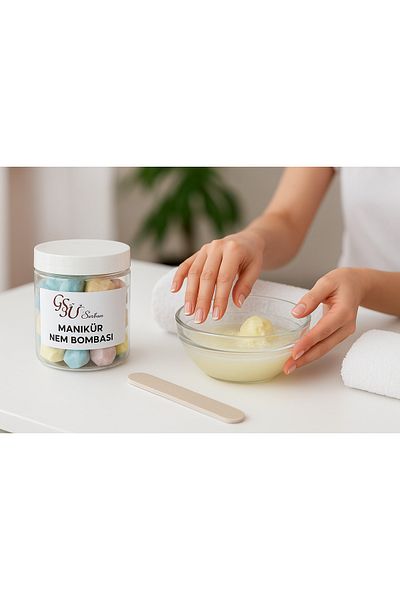 GSSU Moisture Bomb Tablet for Manicure 35 Pieces Colorful Hand Care Cube Hand Softener Spa Tablet