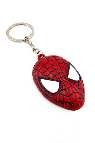 Solfera Spiderman Spiderman Comic Book Red Metal Keychain Kc364