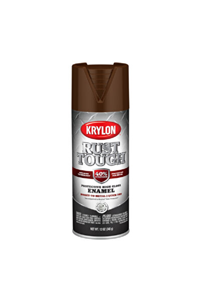 Krylon طلاء رذاذ سريع الجفاف من المينا عالي اللمعان مقاوم للصدأ، يُرش مباشرة ...