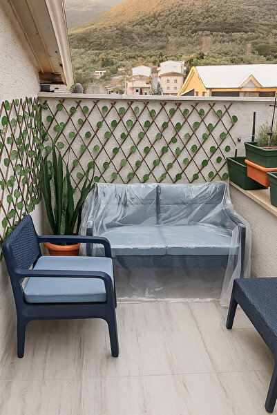 Dekals İkili Koltuk Naylonu Yağmura Dayanıklı Çift Kişilik Balkon Bahçe Kanep...