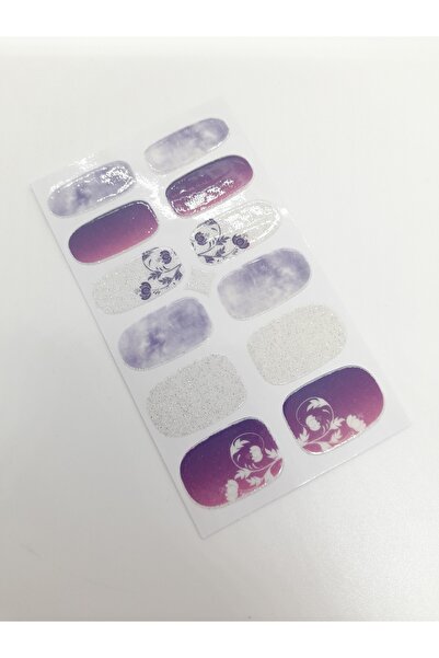 BBeauty Jel Tırnak Etiketi Kendinden Kolay Yapışkanlı Desenli Uvsiz Gel Nail ...