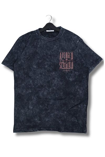 Fuddy Moda Unisex Oversize Avenged Sevenfold Orange County με στάμπα πλενόμενο μπλουζάκι Rock Band
