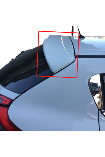 TÜRKSET Megane 3 Fiber Spoiler Parlak Siyah Boyalı