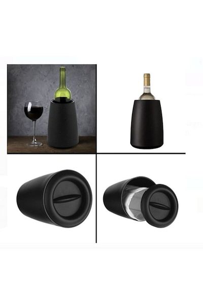 OEM Wine Cooler with Black Plastic and Cooling Element