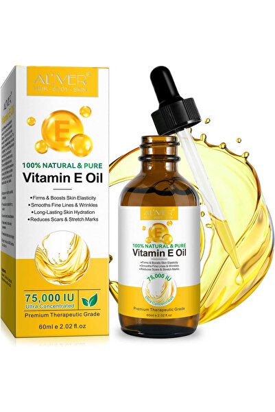 ALİVER Ulei de vitamina E, 100% pur, ultra concentrat, premium, 60 ml
