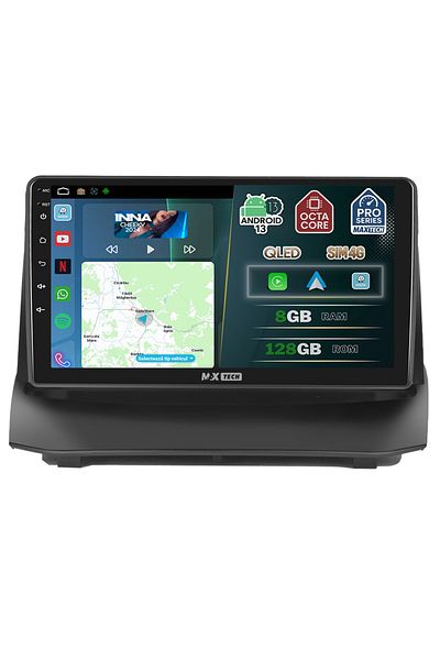 MaxTech Navigatie Ford Fiesta 2008-2017 dedicata, 8 GB Ram 128 GB Rom OctaCore, Carplay & Android auto, 9”