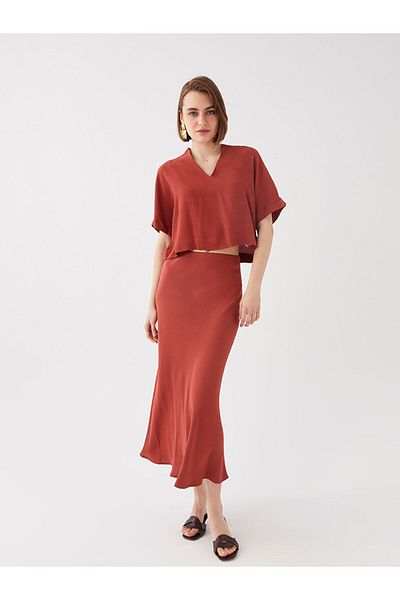 LC Waikiki Lcw Standard Fit Women's Skirt Fast Fashion