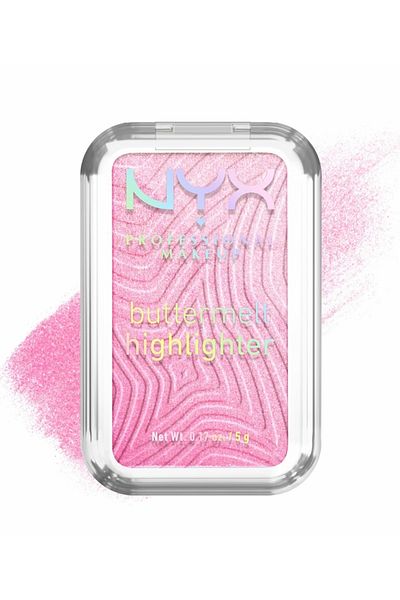 NYX Professi̇onal Makeup Buttermelt Highlighter Creamy Powder Illuminator - 15 U Butta Werk Blush