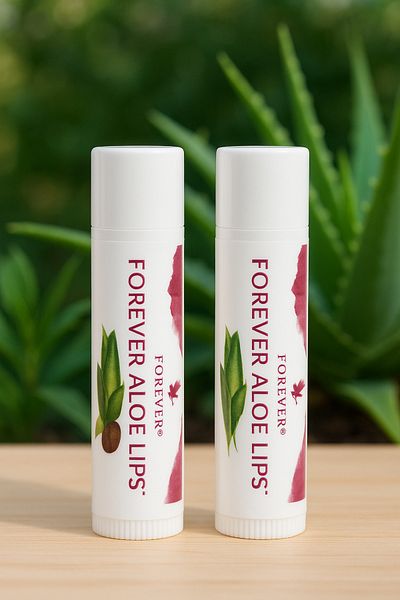 Forever Living Forever Aloe Lips - Lips with Aloe, Beeswax, Jojoba - 2 Pieces