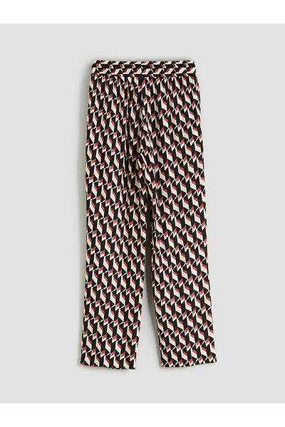 LC Waikiki Carrot Cut Women's Trousers with Elastic Waist