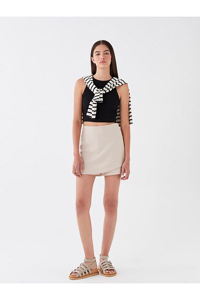 LC Waikiki Standard Fit Women's Shorts Skirt