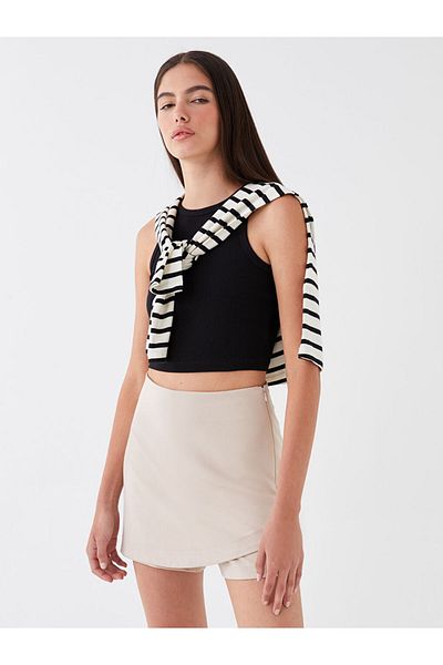 LC Waikiki Standard Fit Women's Shorts Skirt