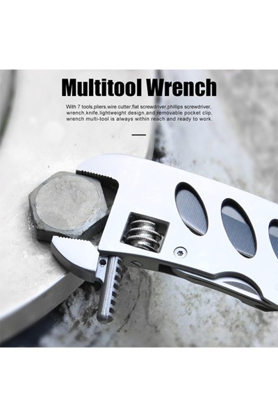 zeevos multifunctional patent, adjustable wrench, screwdriver with bits, pocket knife