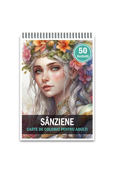 Legendary Gifts Carte de colorat, 50 de ilustrații, Sanziene
