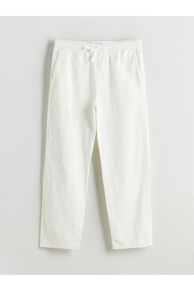 LC Waikiki Lcw Comfortable Fit Linen Look Men's Pants Fast Fashion