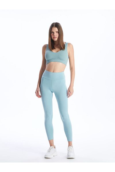 LC Waikiki Lcw Women's Elastic Waist Extra Tight Fit Straight Leggings Fast Fashion