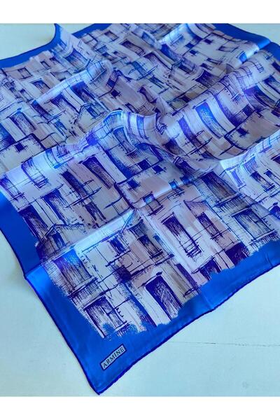 Armine Μεταξωτό κασκόλ Sura 9350 - 51 Μωβ Μικτό σχέδιο