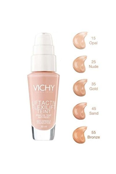 Vichy Vichy Liftactiv Flexilift Teint Anti-wrinkle foundation SPF 20, Foundation, 30 ml, Shade 15