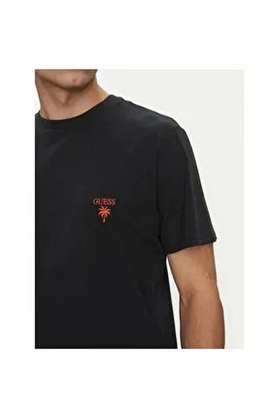 Guess Ss Cn Gd Palm Men's Regular Fit T-Shirt