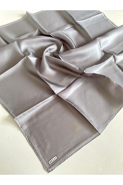 Belli Μεταξωτό μαντίλι Twill - 4009-50 Γκρι
