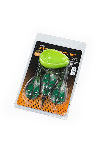 FishEdge Momeli pentru method feeder, set de 3 bucăți, 30-40-50 grame plus mucegai.
