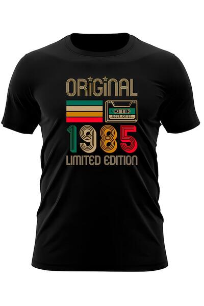 AEMİ Унісекс 1985 з принтом Oversize футболка з велосипедним коміром