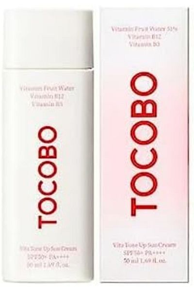 TOCOBO Vita Tone Up Sun Cream SPF50+ PA++++ 2.82oz / 50ml Vegan Sunscreen