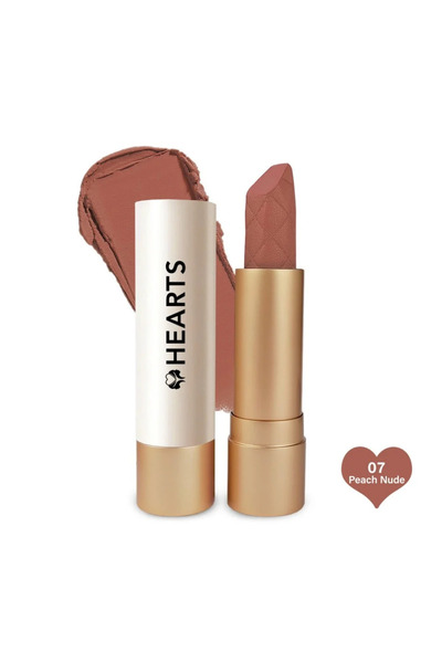Hearts هارتس أحمر شفاه كريمي - بيتش نيود 07