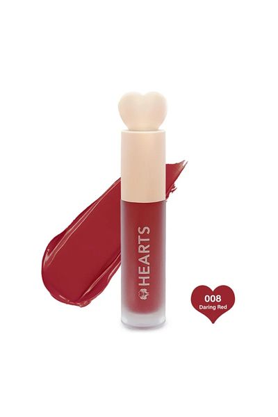 Hearts Hearts Liquid Matte Lipstick - 008 Daring Red