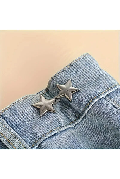 FESECRAFT Broșă pentru îngustarea taliei Black Star pentru pantaloni