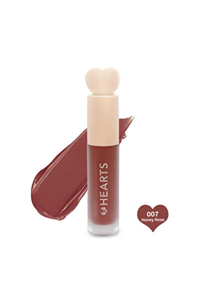Hearts هارتس احمر شفاه سائل مطفي - 007 هني روز