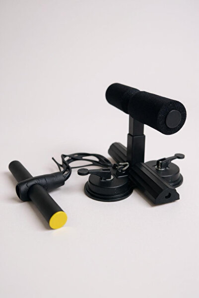 HEPİTOP Çift Vantuzlu Mekik Çekme Aleti Bodytrimmer Direnç Lastikli Egzersiz ...