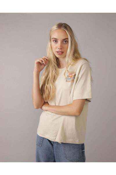 AMERICAN EAGLE AE Oversized Food Graphic T-Shirt