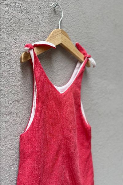 BabyDia Jumpsuit with Tie-Up Shorts