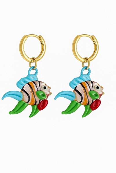 CHARMLUCKY Murano Fish Earrings