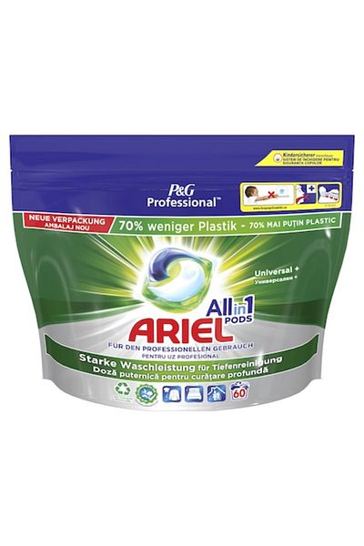 Ariel Ariel Professional Universal + laundry detergent capsules, 60 washes