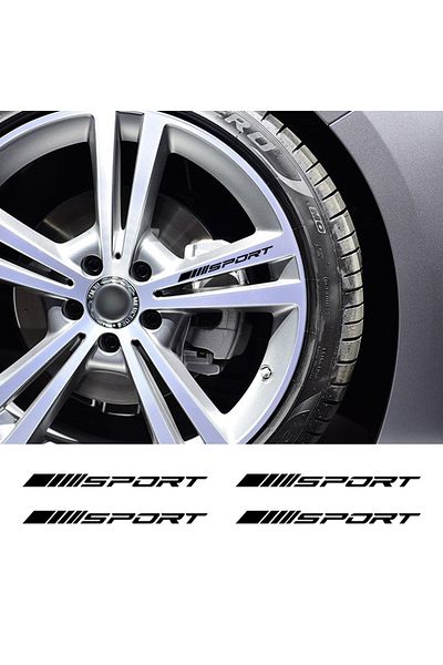 hediyenebak 4 bucăți Sport scris vehicul, mașină, auto, motocicletă, cască, laptop, autocolant pentru geam 10x1 cm