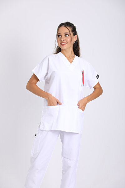 Raven Uniform Unisex Terikoton Doctor Nurse Uniform Medical Uniform Surgical ...