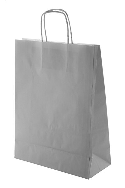 dalimag sacosa din hartie cenușiu