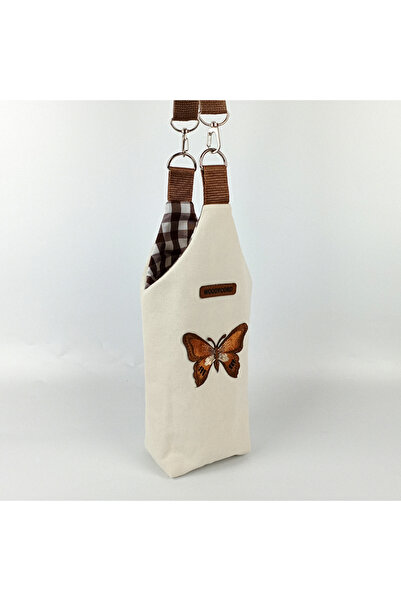 woodycord 1-литров ръчно изработен капак за бутилка за вода с форма на пеперуда