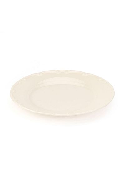 MATMEL Porcelain Liana Cake Plate - Cream - 19 cm